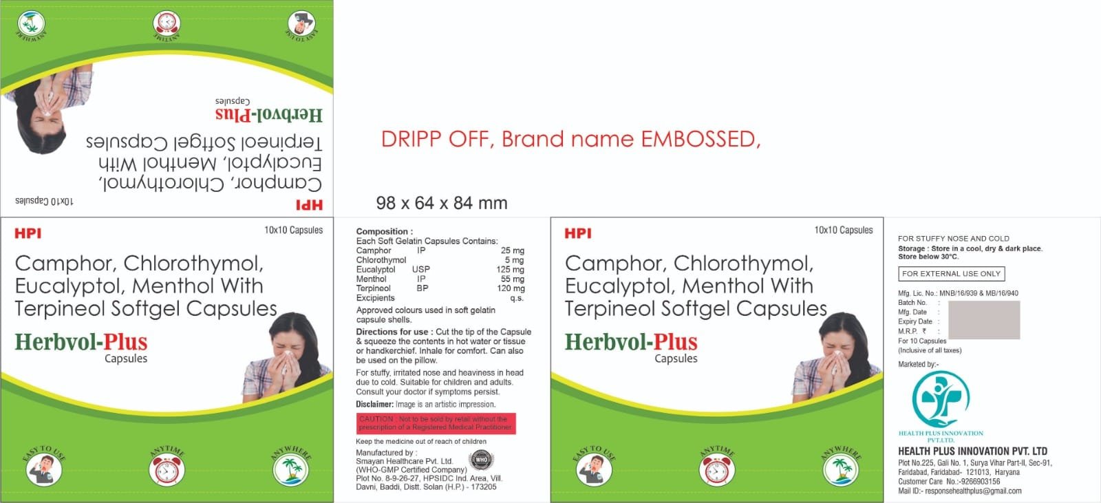 Herbvol Plus - Softgel Capsules